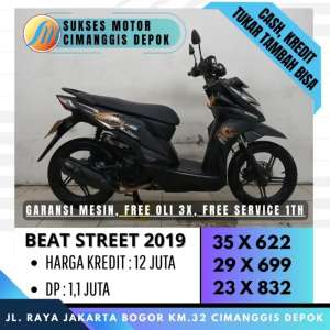 Jual bekas BEAT STREET ESP 2019 TERMURAH UNIT BERGARANSI SUKSES MOTOR,lokasi di  ,Depok Kota