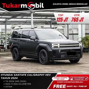 Jual bekas BERGARANSI HYUNDAI SANTAFE CALIGRAPHY HEV MATIC TAHUN 2024 GENAP,lokasi di Jakarta Selatan