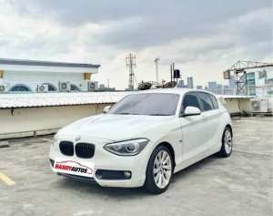 Jual bekas BMW 116i Tahun 2012 Automatic Putih Metalik yang sangat terawat,lokasi di Jakarta Selatan