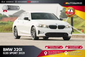 Jual bekas BMW 320i Sport 2021 White New Model G20,lokasi di Jakarta Selatan