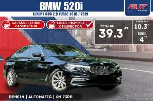 Jual bekas BMW 520i LUXURY 20192018 G30 KM.73RB PAJAK PANJANG,lokasi di Medan Kota