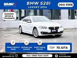 Jual bekas BMW 528i Luxury 2014,lokasi di Jakarta Utara