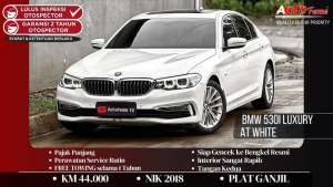 Jual bekas Bmw 530i luxury at white 2018,lokasi di Jakarta Timur