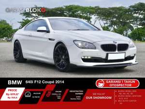 Jual bekas BMW 640i Coup N55 F12 2014,lokasi di Jakarta Selatan