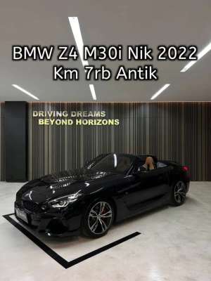 Jual bekas BMW All New Z4 Roadster AT 2022 Hitam Km7rb Cabriolet B1485CBF,lokasi di Jakarta Selatan