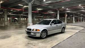 Jual bekas BMW E46 M43 318i Tahun 2001 Automatic Triptronic Original Fabric,lokasi di Bogor Kab.