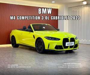 Jual bekas BMW M4 Competition Convertible G83 2023 Km 2 Ribu Record Antik Garansi,lokasi di Jakarta Utara