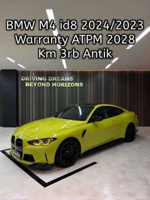 Jual bekas BMW M4 M4C Competition 2024 Kuning i-drive8 Km3rb NIK 2023 B15KLS,lokasi di  ,Jakarta Pusat