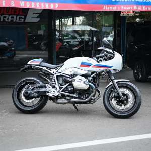 Jual bekas BMW R NINE T R9T CAFE RACER ABS 2018PUTIH FULLPAPER,lokasi di Bekasi Kota