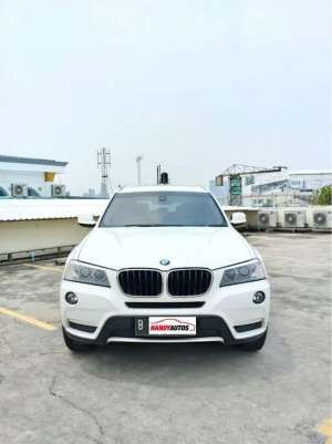 Jual bekas BMW X3 2.0 Diesel Panoramik Tahun 2011 Automatic Putih Metalik,lokasi di Jakarta Selatan