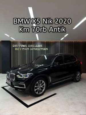 Jual bekas BMW X5 XDrive40i AT 2020 Hitam Km70rb B26ALV mdl 2019,lokasi di Jakarta Pusat