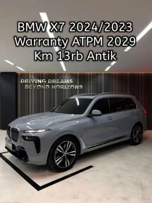 Jual bekas BMW X7 Xdrive40i 2025 Brooklyn Grey Km13rb Nik 2023 B122SC,lokasi di Jakarta Selatan