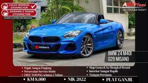Jual bekas BMW Z4 M40i G29 Misano Blue On Black NIK 2022 Akhir,lokasi di Jakarta Timur