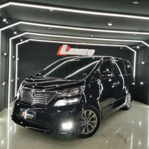 Jual bekas Body100OriCat km78rb Pajak Baru Vellfire Z th 2010 Hitam Lenzo mobil,lokasi di Surabaya Kota