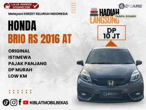 Jual bekas BRIO RS 2017 2016 MATIC LOW KM DP MINIM,lokasi di Klaten Kab.