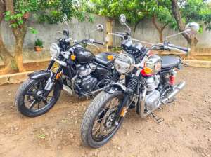 Jual bekas Bs KreditTT Royal Enfield Super Meteor 650 Interceptor Modif Shotgun,lokasi di Jakarta Timur