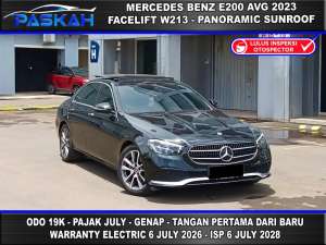 Jual bekas Bunga4 GENAP TAXJULY ODO19K E200 AVANTGARDE 2023 e 200 AVG 2023,lokasi di Jakarta Barat