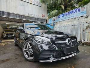 Jual bekas C 200 AMG Final Edition 2021 nik 2020 hitam mercy c200 black 34 rb km,lokasi di Jakarta Timur