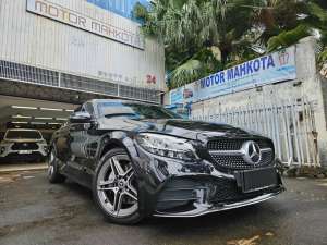 Jual bekas C200 AMG Line Final Edition 2021 nik 2020 hitam mercy c 200 black w205,lokasi di Jakarta Selatan