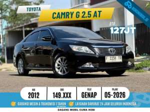Jual bekas Camry G AT 2.5 2012,lokasi di Tangerang Kota