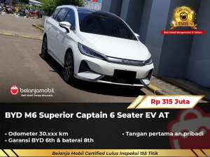 Jual bekas CAPTAIN 6 SEATBYD M6 M 6 Superior EV 20242025,lokasi di Tangerang Kota