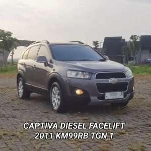 Jual bekas Captiva Facelift KM99 Diesel matic 2011,lokasi di Surabaya Kota