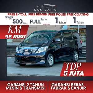 Jual bekas Cash 210 JutaToyota Alphard 2.4 S Premium Sound AT Nik.2011,lokasi di Jakarta Timur