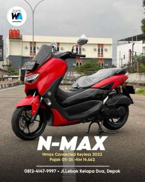 Jual bekas CashKredit Yamaha New Nmax Connected Tahun 2022,lokasi di Jakarta Pusat