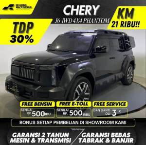 Jual bekas CHERY J6 IWD 4X4 PHANTOM 2025 WITH WALL CHARGING,lokasi di Jakarta Selatan