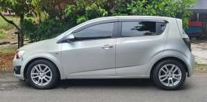 Jual bekas Chevrolet Aveo Sonic 2012 matic triptonic plat B cod BJB Dibca Dulu,lokasi di Banjarbaru Kota
