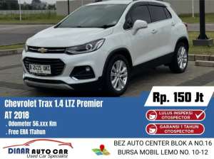 Jual bekas Chevrolet Trax 1.4 Ltz Premier 2018 KM 56RB,lokasi di Tangerang Selatan Kota