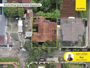 Cinere rumah hitung tanah luas 270 dimensi 15 x 18 lokasi di Depok Kota, tersedia melalui melalui situs Olx