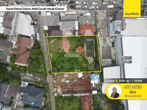 Cinere Tanah Luas 1500 Sebelah Cineremall Cocok Untuk Cluster lokasi di Depok Kota, tersedia melalui melalui situs Olx