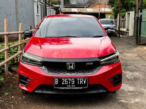 Jual bekas City RS Hatchback Cvt 2021 Merah DP 30jt Cash Atau Kredit Terbaik,lokasi di  ,Jakarta Timur