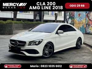 Jual bekas CLA200 Mercy Mercedes Benz CLA 200 Amg Line 2018,lokasi di Jakarta Selatan