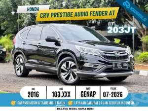 Jual bekas Crv prestige audio fender at 2016 Hitam,lokasi di Tangerang Selatan Kota
