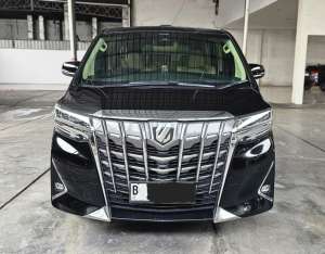 Jual bekas Cuma 16rban Km Toyota Alphard 2.5 G AT 2022 Hitam Mulus Siap Pakai Good Condition,lokasi di Jawa Barat