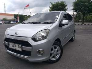 Jual bekas Daihatsu Ayla X MT 1.0 2014 Silver BagusW Sidoarjo.,lokasi di Sidoarjo  Kab.