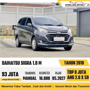 Jual bekas Daihatsu Sigra 1.0 M MT 2019,lokasi di Jakarta Barat