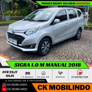Jual bekas Daihatsu Sigra M Manual 2018 Plat AB DP Minim Kredit Murah,lokasi di Semarang Kota