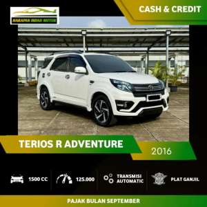 Jual bekas Daihatsu Terios 1.5 R Adventure AT 2016,lokasi di Bekasi Kab.