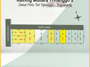 Dekat exit toll Trihanggo Sleman cocok Hunian dan bangun Kost lokasi di Sleman Kab., tersedia melalui melalui situs Olx
