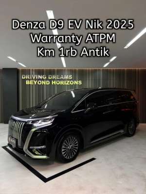 Jual bekas Denza D9 EV AT 2025 Hitam Km1rb B1020PNV,lokasi di Jakarta Pusat