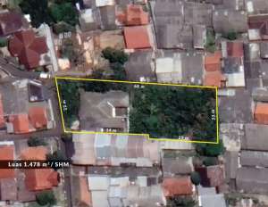 Depok timur sukmajaya keadilan tanah Luas 1478 cocok untuk cluster lokasi di Depok Kota, tersedia melalui melalui situs Olx