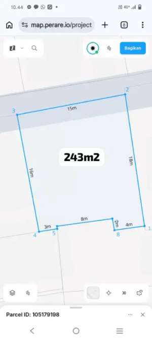 Di jual tanah jalan Nusa Indah , Denpasar, Bali lokasi di Denpasar Kota, tersedia melalui melalui situs Olx