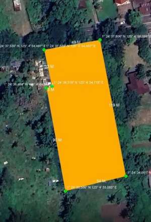 Di jual tanah kosong 6757 m2 depan jalan raya manado bitung lokasi di Bitung Kota, tersedia melalui melalui situs Olx