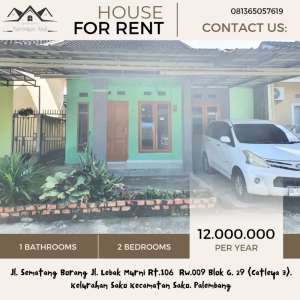 DI KONTRAKKAN RUMAH DI SAKO BORANG lokasi di Palembang Kota, tersedia melalui melalui situs Olx
