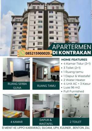 DI SEWAKAN APARTEMEN FAIRWAY GOLF KONDOMINIUM MURAH KARAWACI lokasi di Tangerang Kota, tersedia melalui melalui situs Olx