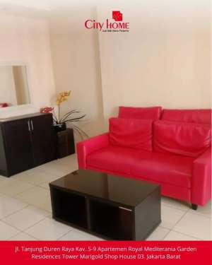 DIJUALApartemen 3 BR Mediterania Garden Residence 2 Tanjung Duren lokasi di Jakarta Barat, tersedia melalui melalui situs Olx