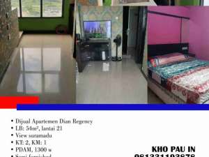 Dijual Apartemen Dian Regency lokasi di Surabaya Kota, tersedia melalui melalui situs Olx